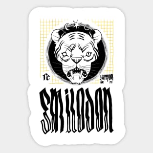 Smilodon / Sabre tooth tiger Sticker